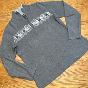 Ladies Eddie Bauer 1/4 Zip Sweater